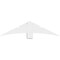 Ekena Millwork Davenport Architectural Grade PVC Gable Bracket, 60"W x 15"H x 2"D x 6"F, 6/12 Pitch GBP060X15X0206DAV00 - alternate 4